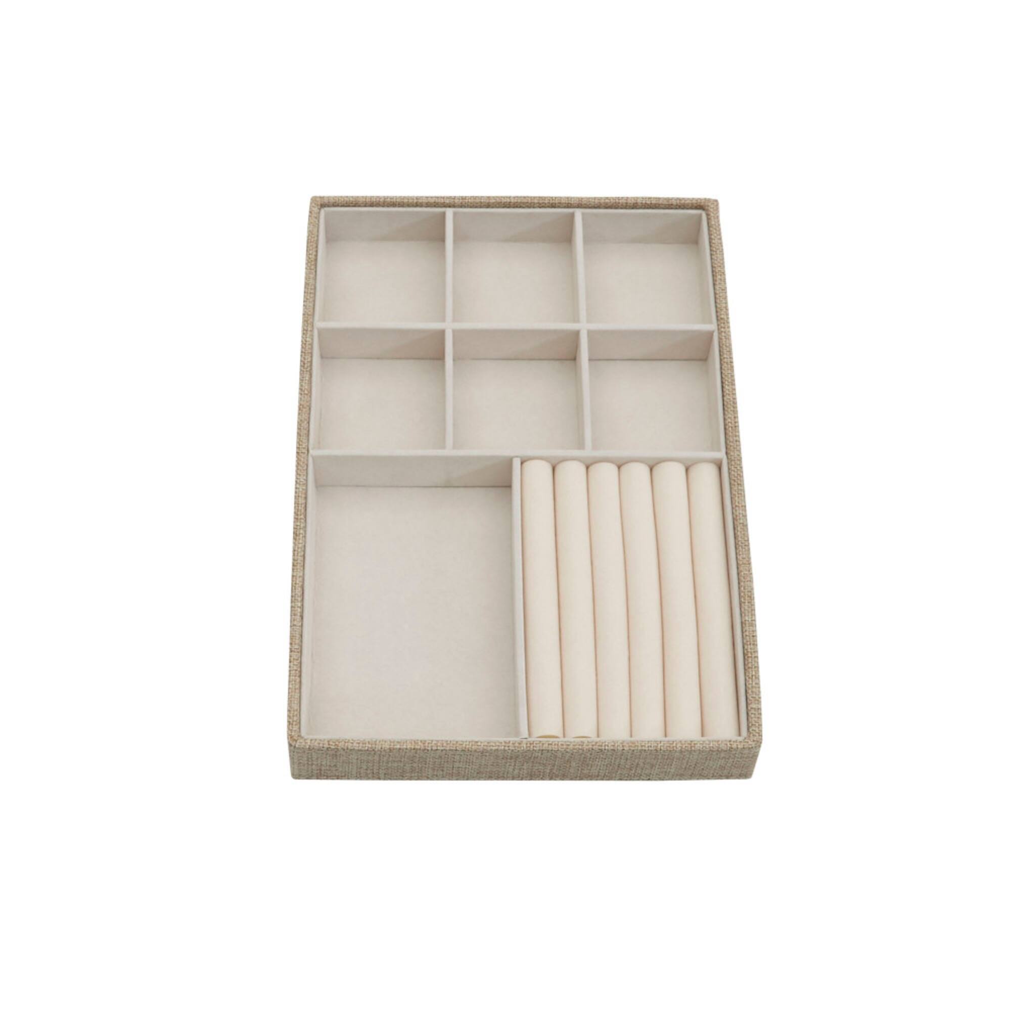 Household Essentials Stackable Jewelry Tray Set